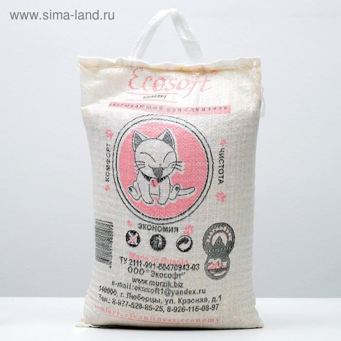 Наполнитель минеральный с добавлением силикагеля Наполнитель минеральный с добавлением силикагеля "Экософт-Комфорт", 20 л