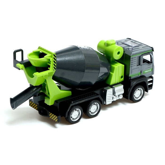Грузовик металлический «Бетон», инерция, свет и звук, подвижные детали