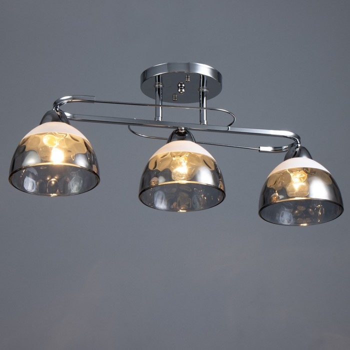 Люстра Люстра "Аквила" 3хЕ27 40Вт хром 45х15х22 см BayerLux