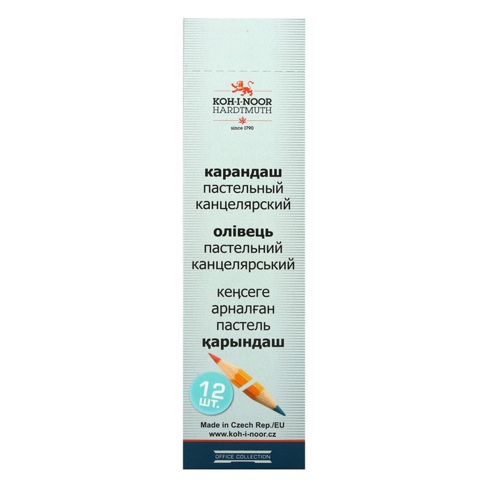 Карандаш двухцветный Koh-I-Noor 3433, сине-красный Карандаш двухцветный Koh-I-Noor 3433, сине-красный