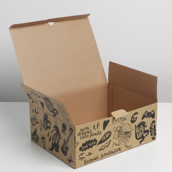 Коробка‒пенал, упаковка подарочная, «Что-то очень крутое», 30 х 23 х 12 см Коробка‒пенал, упаковка подарочная, «Что-то очень крутое», 30 х 23 х 12 см