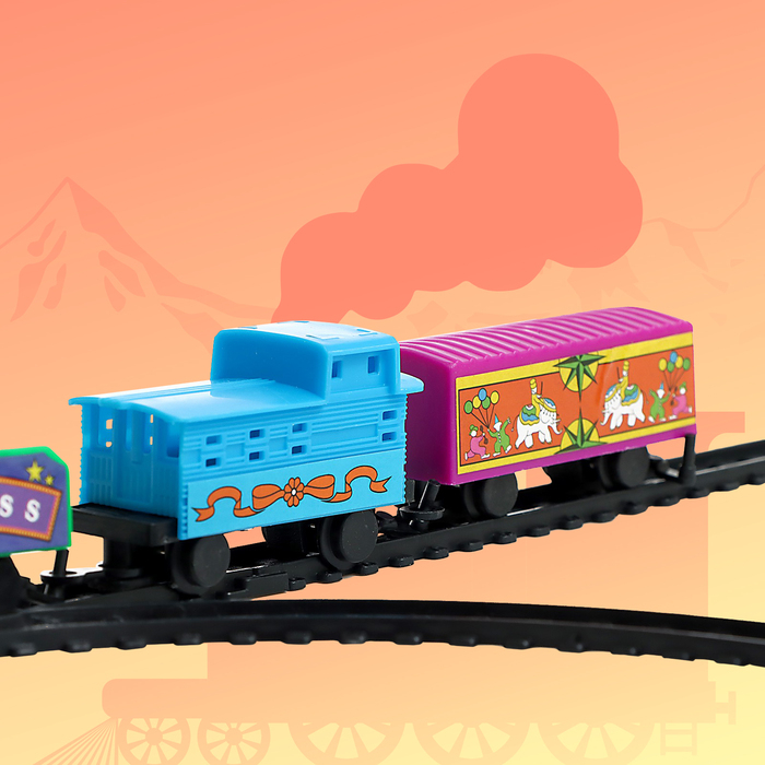 Железная дорога «Скорый поезд», работает от батареек Железная дорога «Скорый поезд», работает от батареек