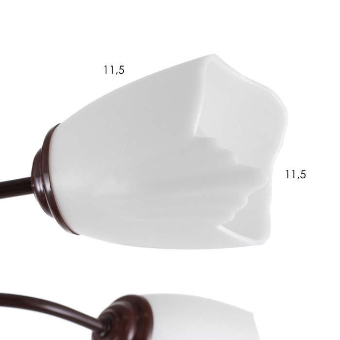 Люстра 1341003/5WT E27 15Вт коричневый BayerLux