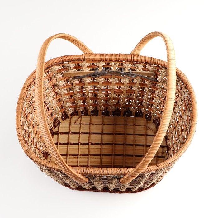 Корзина плетеная  Корзина плетеная "Пикник", без крышки, 40х29х24/43 см