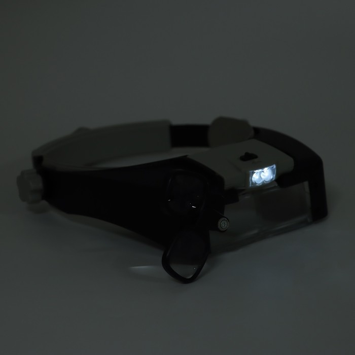 Лупа налобная, кратность 1,5-8, подсветка Лупа налобная, кратность 1,5-8, подсветка