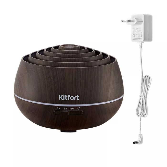 Увлажнитель воздуха Kitfort КТ-3803, ультразвуковой, 800 Вт, 0.5 л, коричневый
