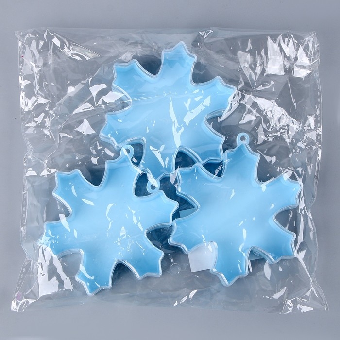 Новый год! Основа для творчества и декорирования «Снежинка», набор 3 шт., размер 1 шт. — 8 × 9 × 2,5 см Новый год! Основа для творчества и декорирования «Снежинка», набор 3 шт., размер 1 шт. — 8 × 9 × 2,5 см