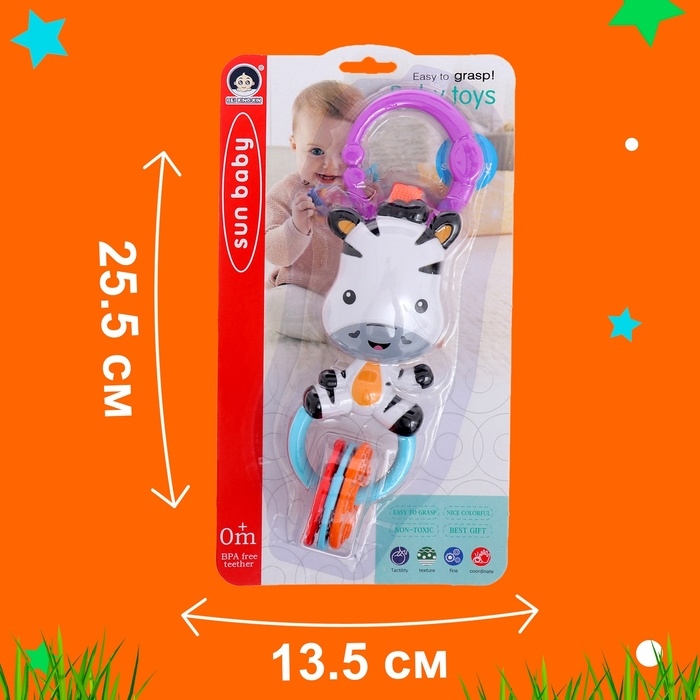 Развивающая подвеска «Зебра» Развивающая подвеска «Зебра»