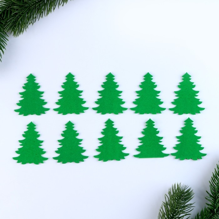 Декор «Ёлочки», набор 10 шт. Декор «Ёлочки», набор 10 шт.