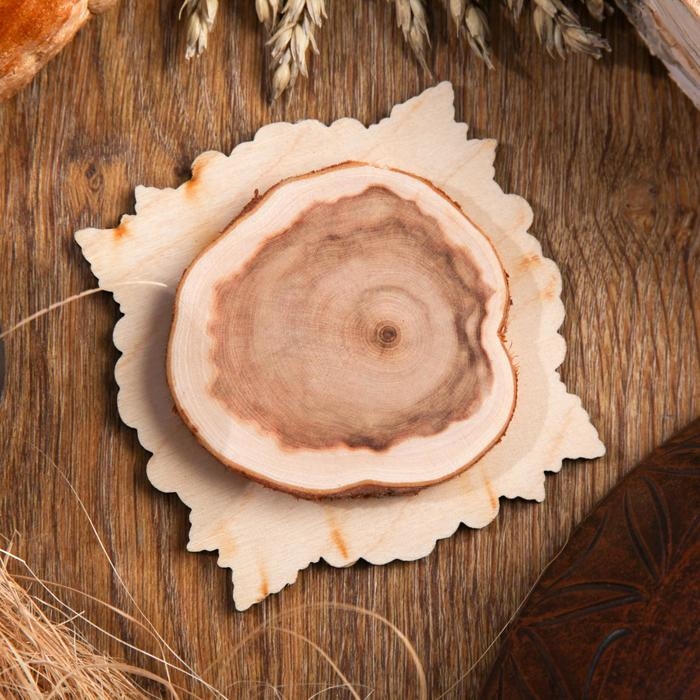 Подставка под горячее «Виноград», D=11 см, можжевельник Подставка под горячее «Виноград», D=11 см, можжевельник