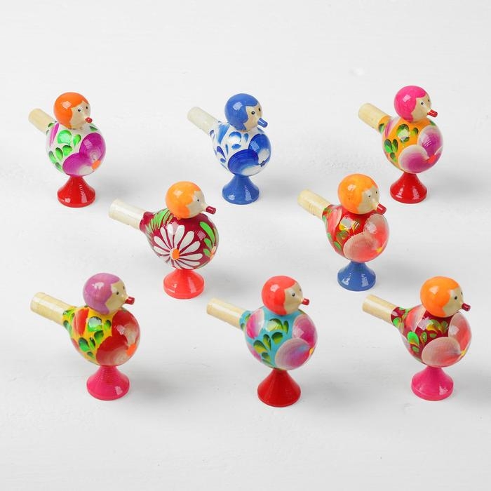 Свистулька «Птичка расписная», МИКС Свистулька «Птичка расписная», МИКС