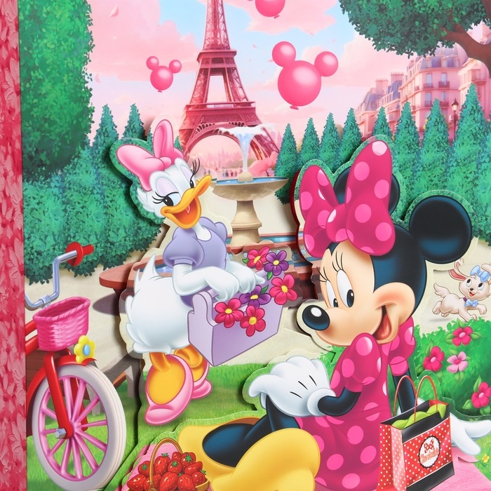 Пакет подарочный 3Д Пакет подарочный 3Д "Пусть исполняются мечты!" 40х31х11.5 см, Минни Маус