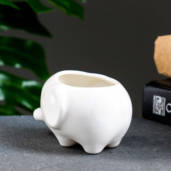 Горшок  Горшок "Слоник Уайти" 10х7х6,5см