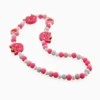 Набор детских украшений &laquo;Выбражулька. Кошечка в короне&raquo;, 2 предмета: бусы, браслет, красный, розовый