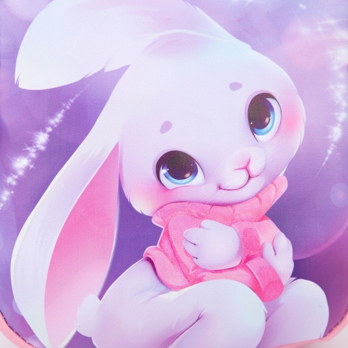 Сумка детская «Зайка в свитере» из эко-кожи, на ремешке, 17х12х5 см