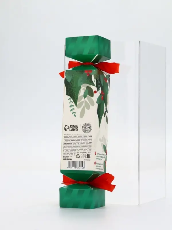 Бомбочки для ванны Magical warm winter, набор 3 шт х 40 г, праздничная ель, URAL LAB Бомбочки для ванны Magical warm winter, набор 3 шт х 40 г, праздничная ель, URAL LAB