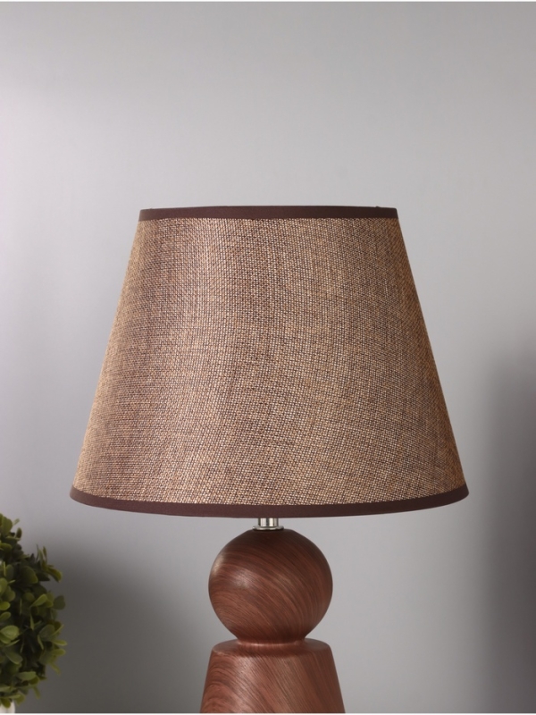 Лампа настольная Лампа настольная "Мудрость" 1х40Вт Е27 коричневый 25х25х39,5см МОДЕЛЬ: