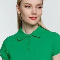 Рубашка поло женская Virma Premium Lady, зеленая, размер L