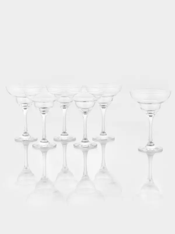Набор бокалов для маргариты Paşabah&ccedil;e Bistro, 280 мл, размер одного бокала 11.5&times;17 см, 6 шт., стекло, прозрачный