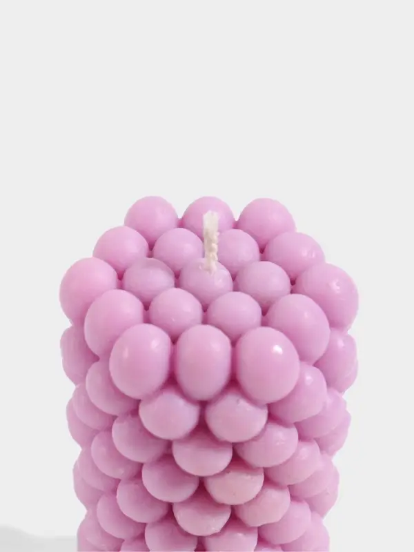 Свеча &laquo;Столб шарики&raquo;, 5&times;5&times;9 см, соевый воск, МИКС