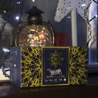 Гирлянда &laquo;Бахрома&raquo; 3&times;0.6 м, IP44, УМС, тёмная нить, 160 LED, свечение белое, мерцание белым, 220 В