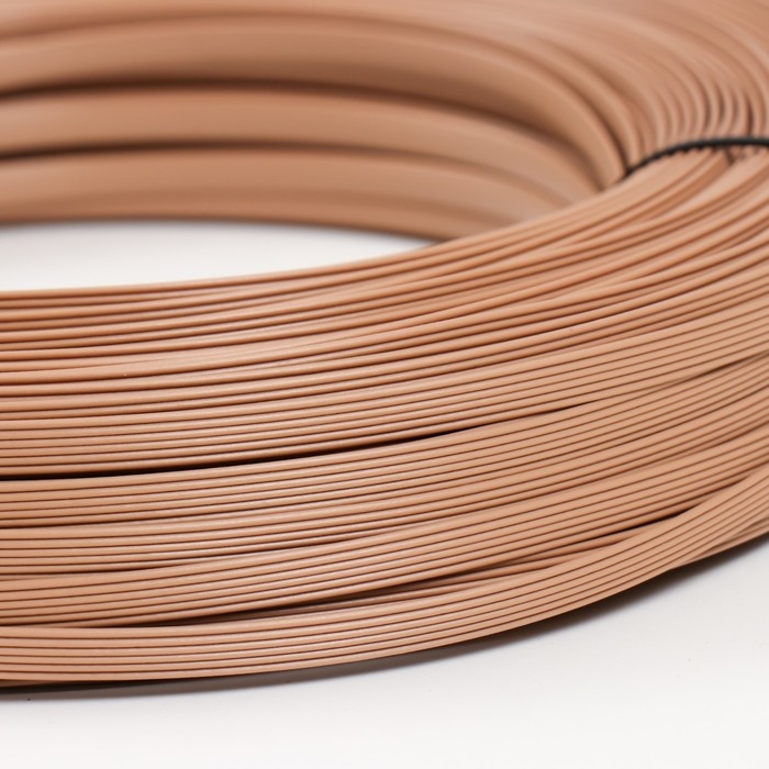 Ротанг искусственный 8 мм 100 м волна (бежевый) Ротанг искусственный 8 мм 100 м волна (бежевый)