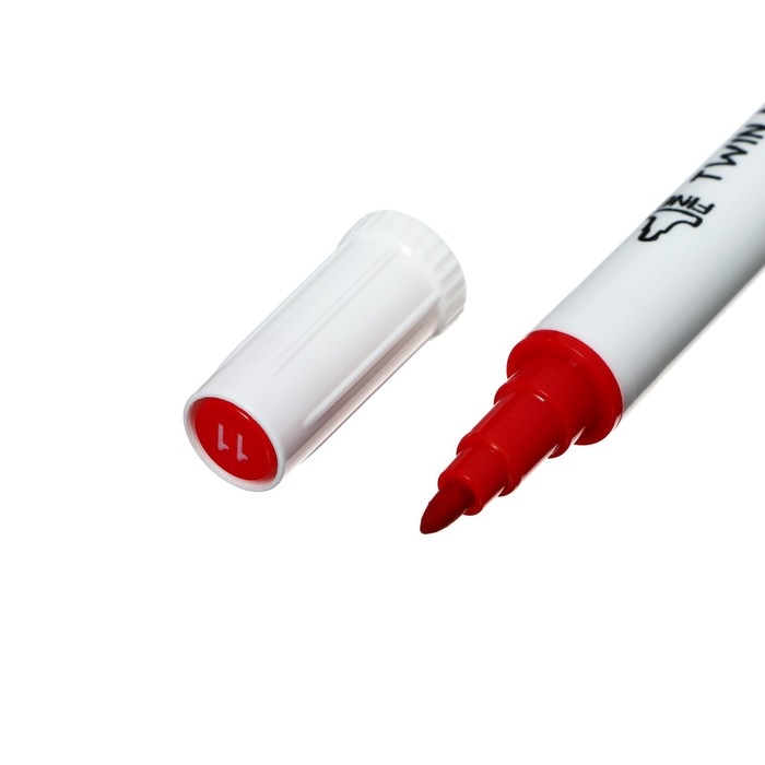 Набор маркеров, двусторонние, пулевидный и скошенный наконечники, 18 цветов Набор маркеров, двусторонние, пулевидный и скошенный наконечники, 18 цветов