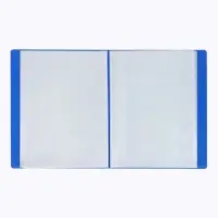 Папка с 100 вкладышами А4, корешок 40 мм, 700 мкм, Calligrata, текстура &laquo;песок&raquo;, синяя