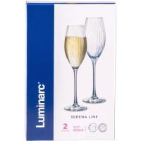 Бокал для шампанского SERENA LINE 2шт 200мл