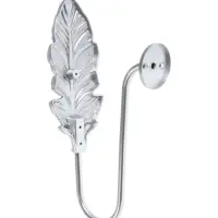 Крючок для штор CAPPIO KS041, цвет серебро с золотом, набор 2 шт Крючок для штор CAPPIO KS041, цвет серебро с золотом, набор 2 шт