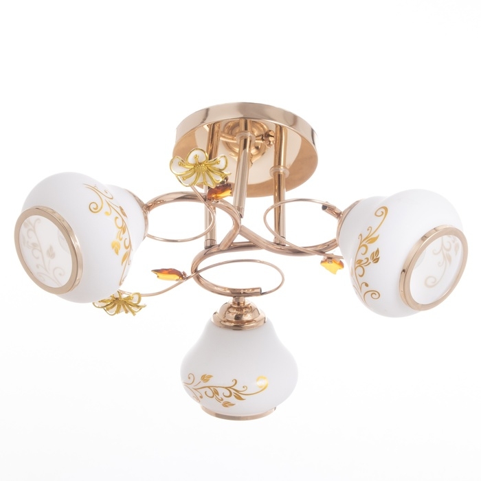 Люстра Люстра "Алана" 3х40Вт Е27 Золото МОДЕЛЬ: 2612380