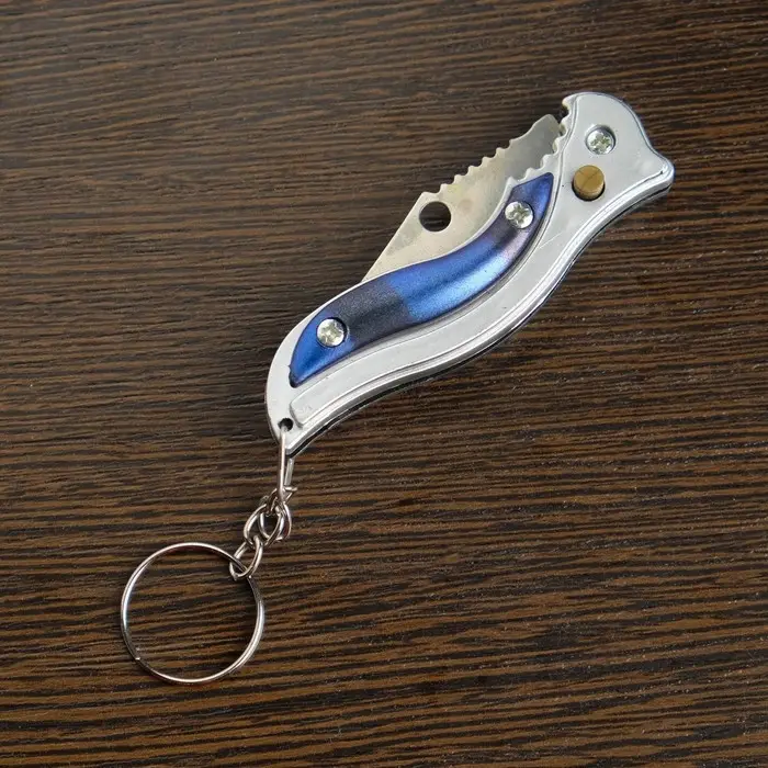 Нож перочинный складной Нож перочинный складной "Тигровый-2" 10,7см, клинок 45мм/1,2мм, микс