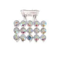 Крабик для волос &laquo;Классик&raquo;, 2.5 см, серебристый