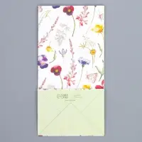 Пакет подарочный без ручек «Цветы», 10×19.5×7 см