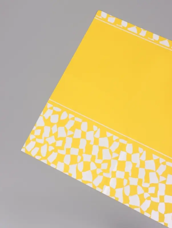 Пленка флористическая для цветов, жёлтая, 57&times;57 см