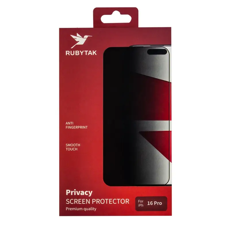 Защитное стекло для iPhone 16 Pro RUBYTAK Privacy