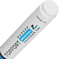 Маркер лаковый Topfort Industrial 6 мм желтый