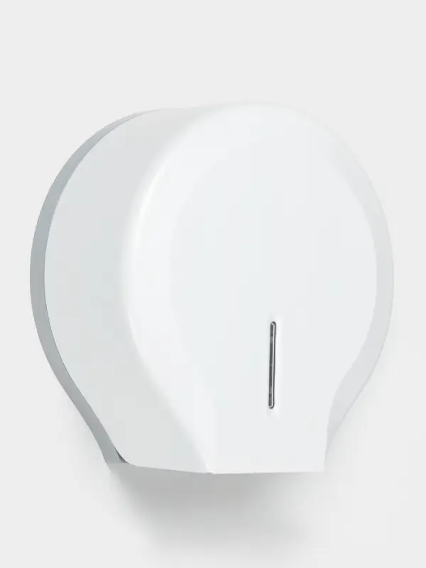 Диспенсер туалетной бумаги, пластик белый, втулка 4 см Диспенсер туалетной бумаги, пластик белый, втулка 4 см