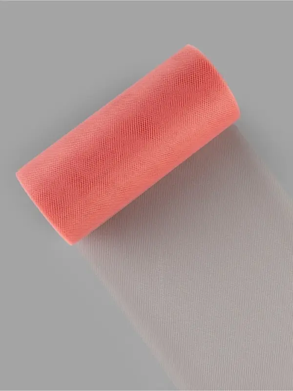 Фатин, 15 см, 23&plusmn;1 м, 11&plusmn;1 г/м&sup2;, тёмно-розовый