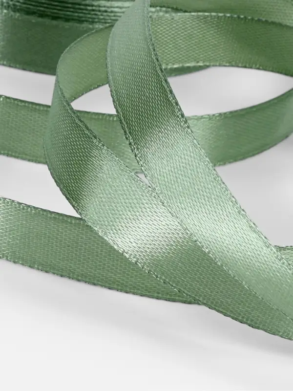 Лента атласная, 12 мм, 23±1 м, фисташковая №65 Лента атласная, 12 мм, 23±1 м, фисташковая №65