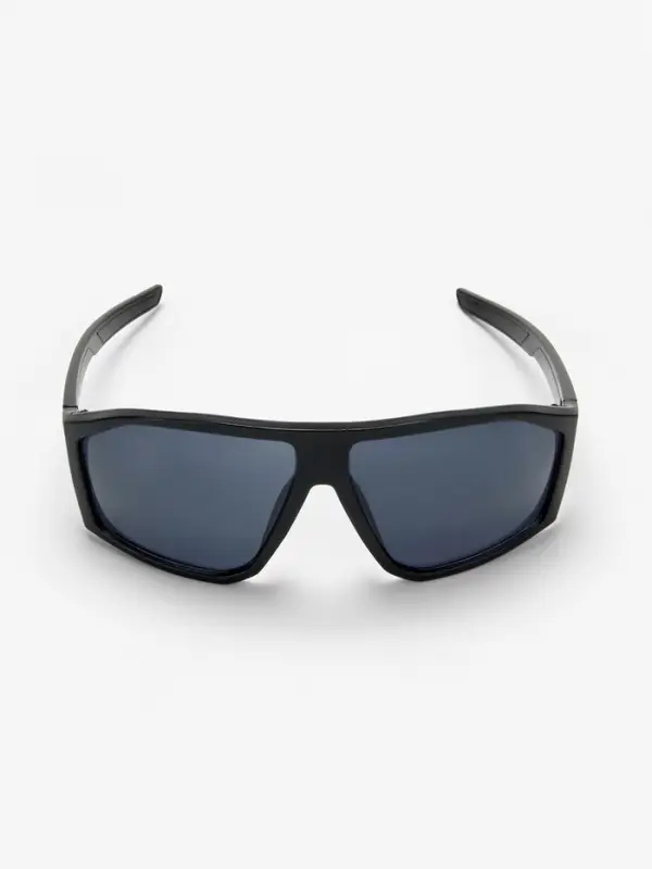 Очки солнцезащитные спортивные, uv 400, ширина 14.7 см, дужка 13.5 см, высота 4.2 см, чёрные