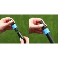 Переходник для капельной ленты, 16 мм &mdash; 1/2" (12 мм), пластик, Greengo