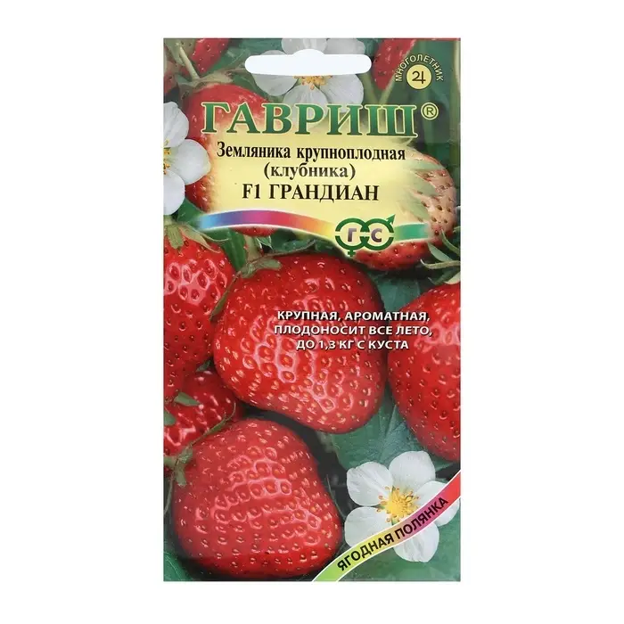 Семена Земляника &laquo;Грандиан&raquo;, F1, 5 шт., ремонтантная, &laquo;Гавриш&raquo;