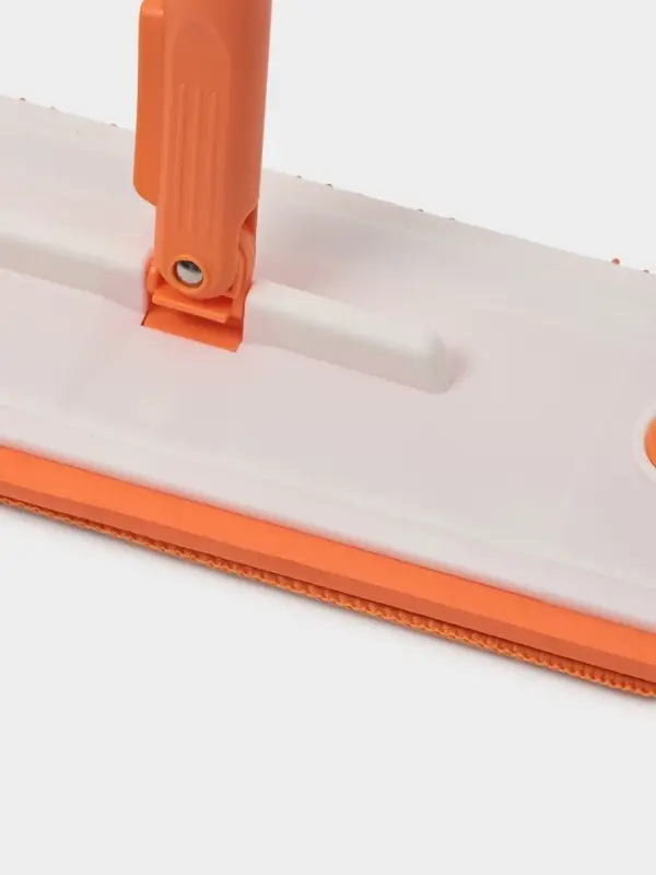 Швабра с отжимом, водосгоном и щёткой Raccoon, 2 насадки из микрофибры 50&times;11 см, стальная ручка 141 см