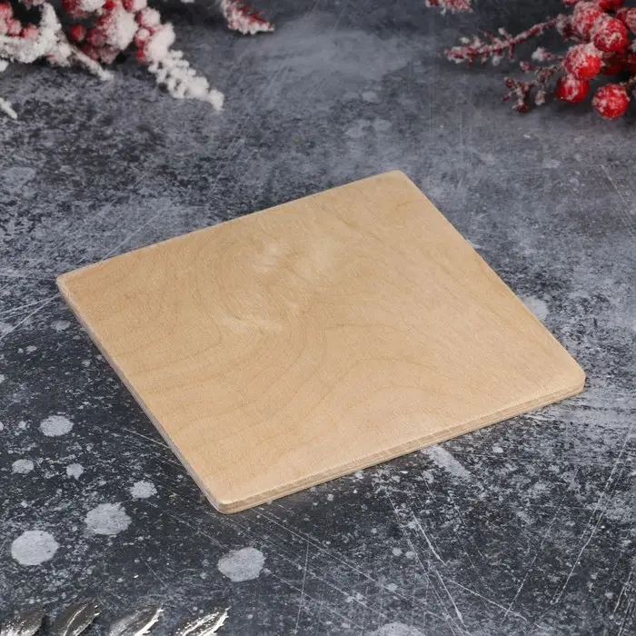 Подставка под горячее Доляна «Приношу удачу и счастье», деревянная Подставка под горячее Доляна «Приношу удачу и счастье», деревянная