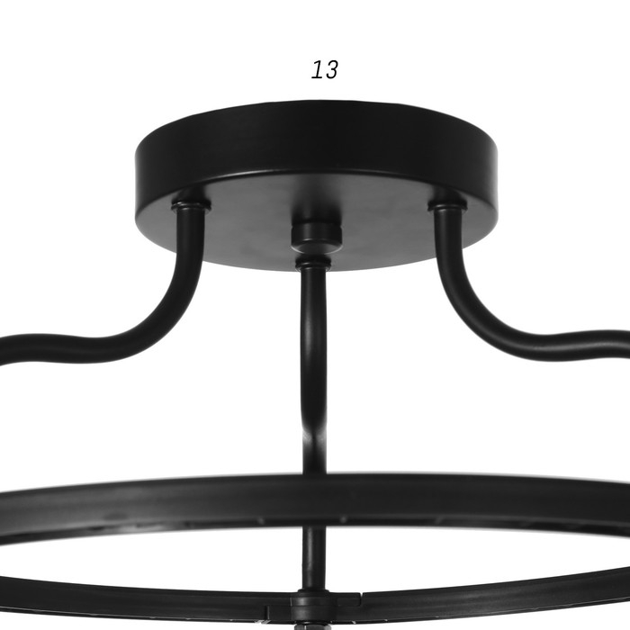 Люстра Люстра "Компакт" 3x40Вт E27 черный 45х45х42 см.