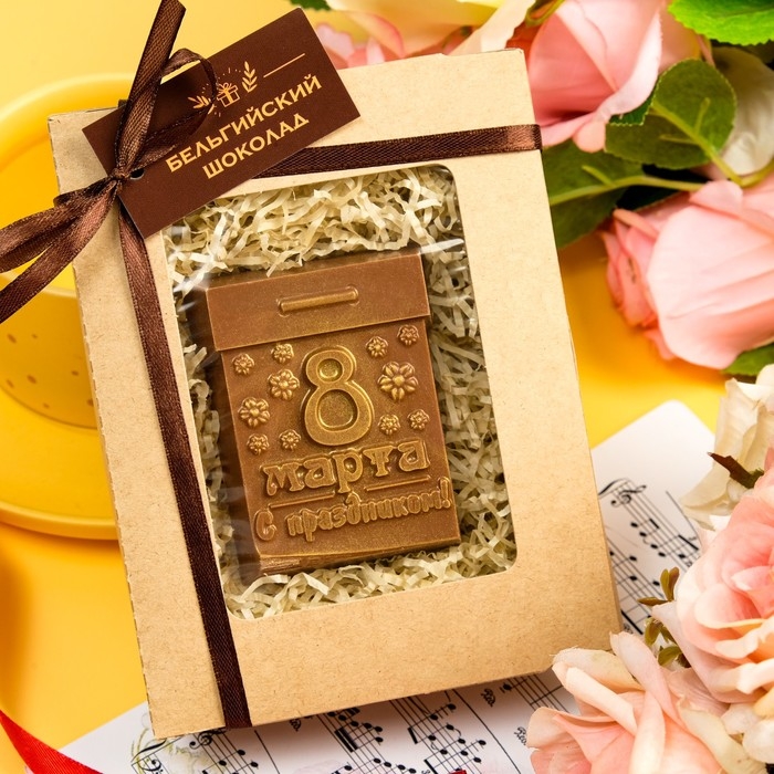 Шоколадная фигурка «8 марта. Календарь», 80 г Шоколадная фигурка «8 марта. Календарь», 80 г