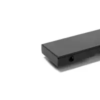 Ручка профильная мебельная торцевая CAPPIO RP101BL, м/о 96 мм, чёрная, 4 шт.