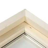 Окно, 60×60см, однокамерный стеклопакет, осина Окно, 60×60см, однокамерный стеклопакет, осина