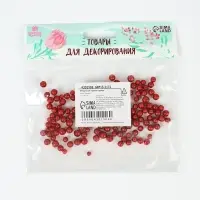 Фигурка для поделок и декора &laquo;Шар&raquo;, набор 80 шт., размер 1 шт. &mdash; 0.5 см, красная